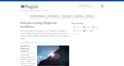 Desktop Screenshot of gregsplugins.com